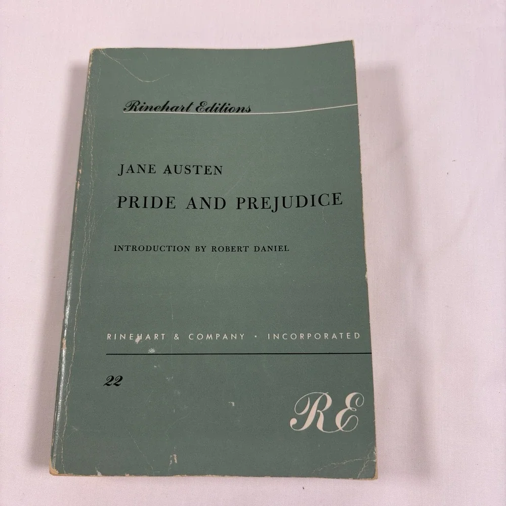 Pride and Prejudice Jane Austen 1950 Rinehart Editions E-349